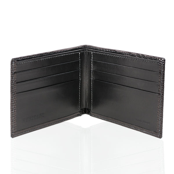 Wallet in Black Lizard