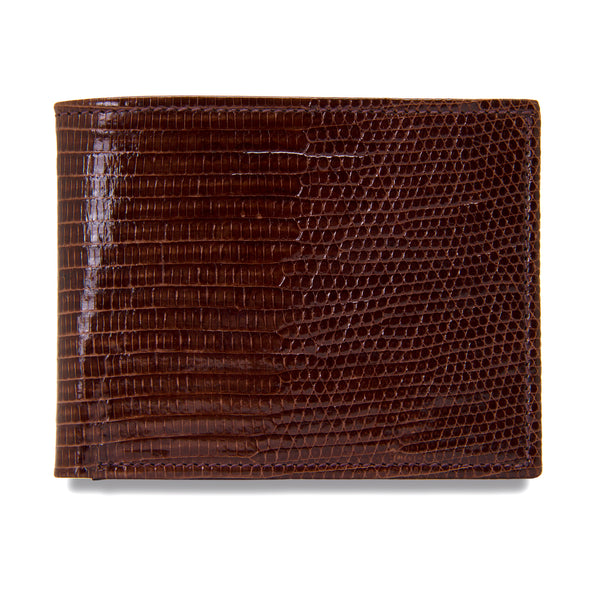 Wallet in Brown Lizard