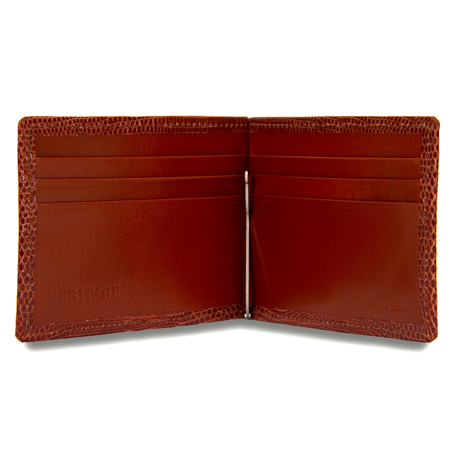 Leather Money Clip Wallet - Heritage Brown